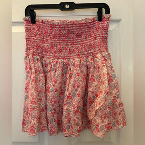 La Plage floral skirt sz M